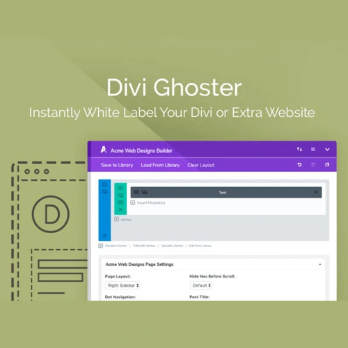 AGS Divi Ghoster