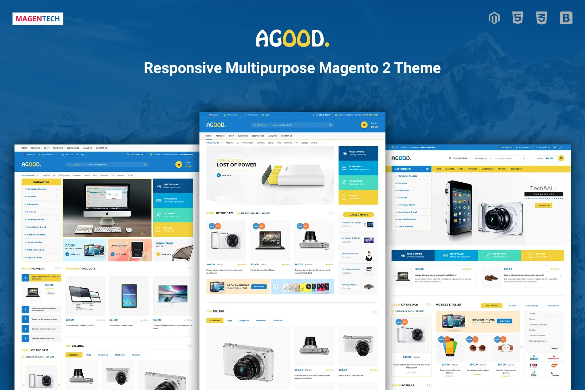 Agood - Responsive Multipurpose Magento 2 Theme