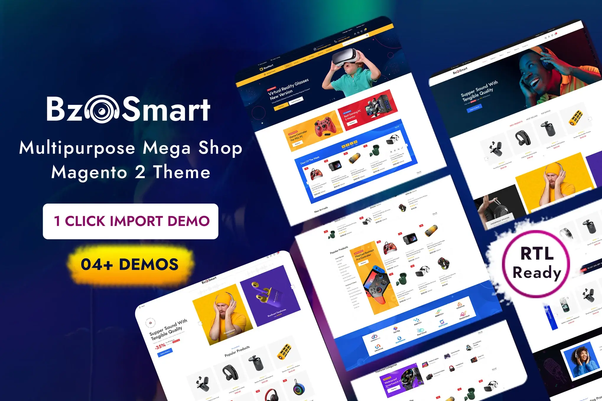 BzoSmart - Responsive Multipurpose Magento 2 Theme