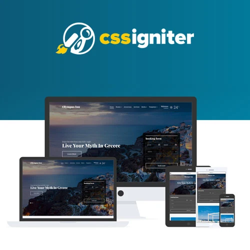 CSS Igniter Olympus Inn Hotel Motel WordPress Theme