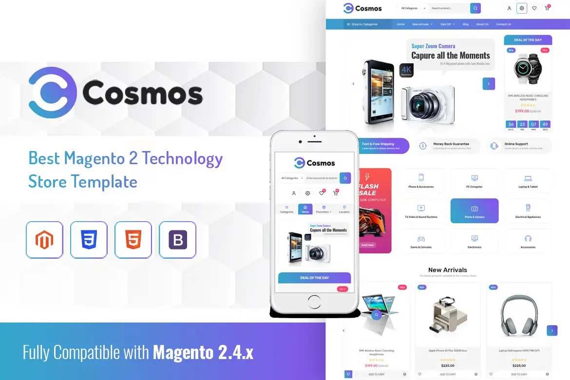 Cosmos - Hitech Store Magento 2 Theme