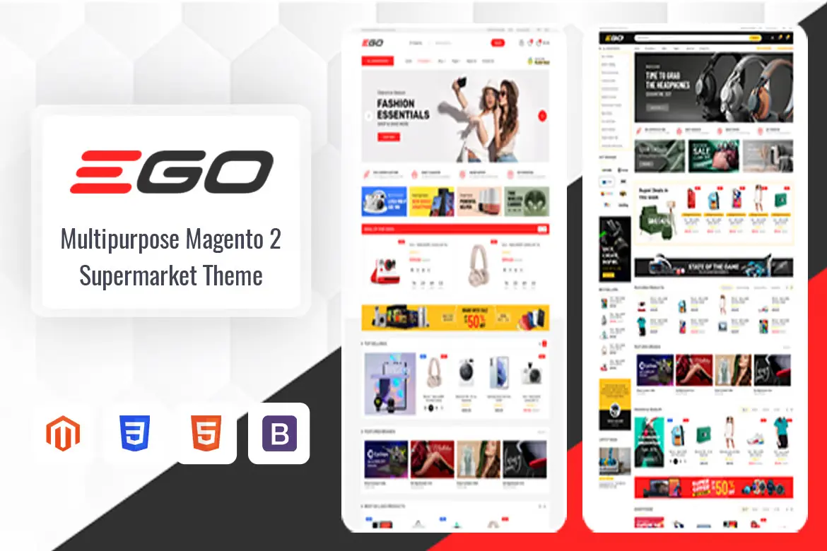 Ego - Marketplace Multipurpose Magento 2 Theme