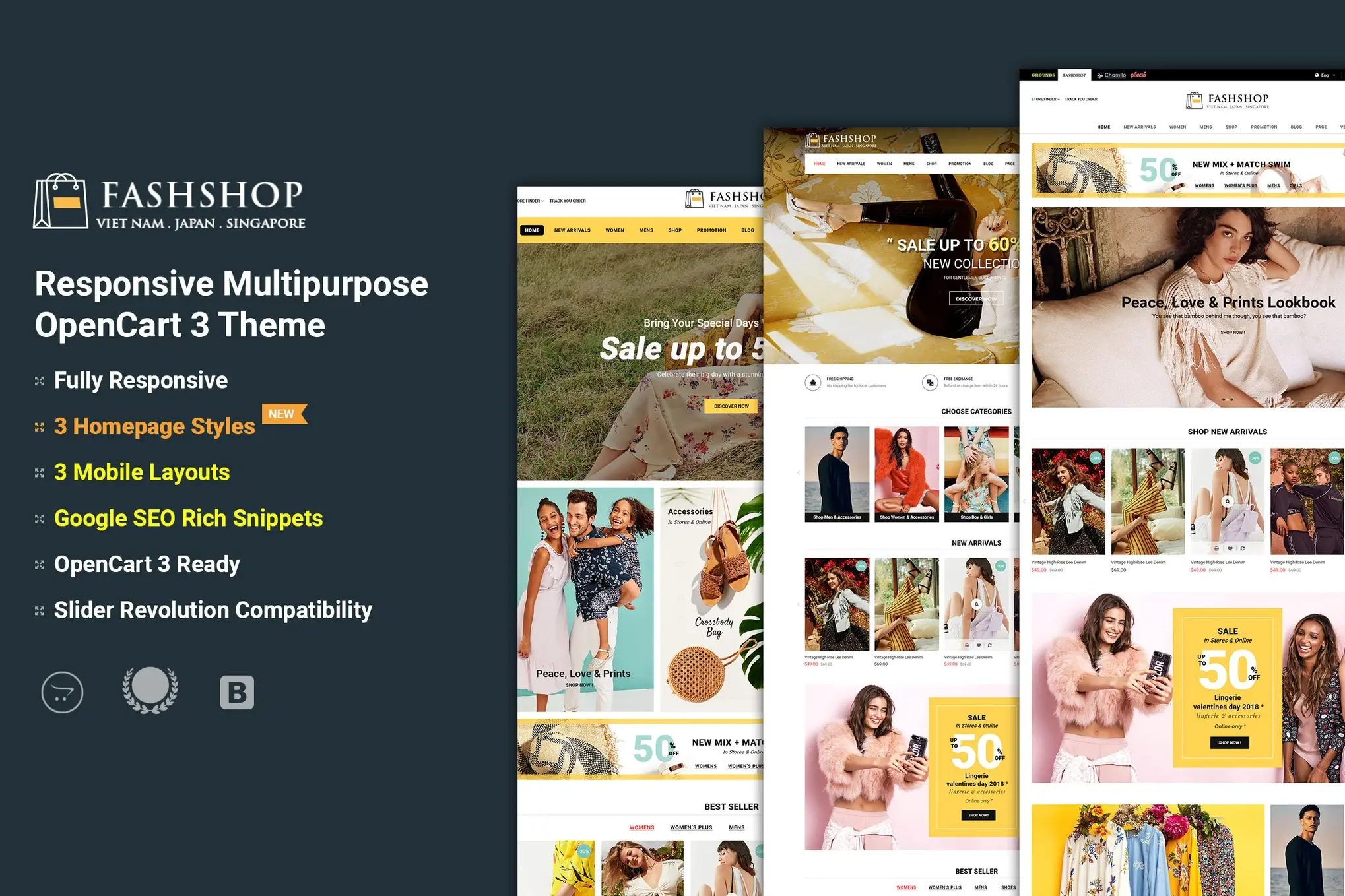 FashShop - Multipurpose OpenCart 3 Theme