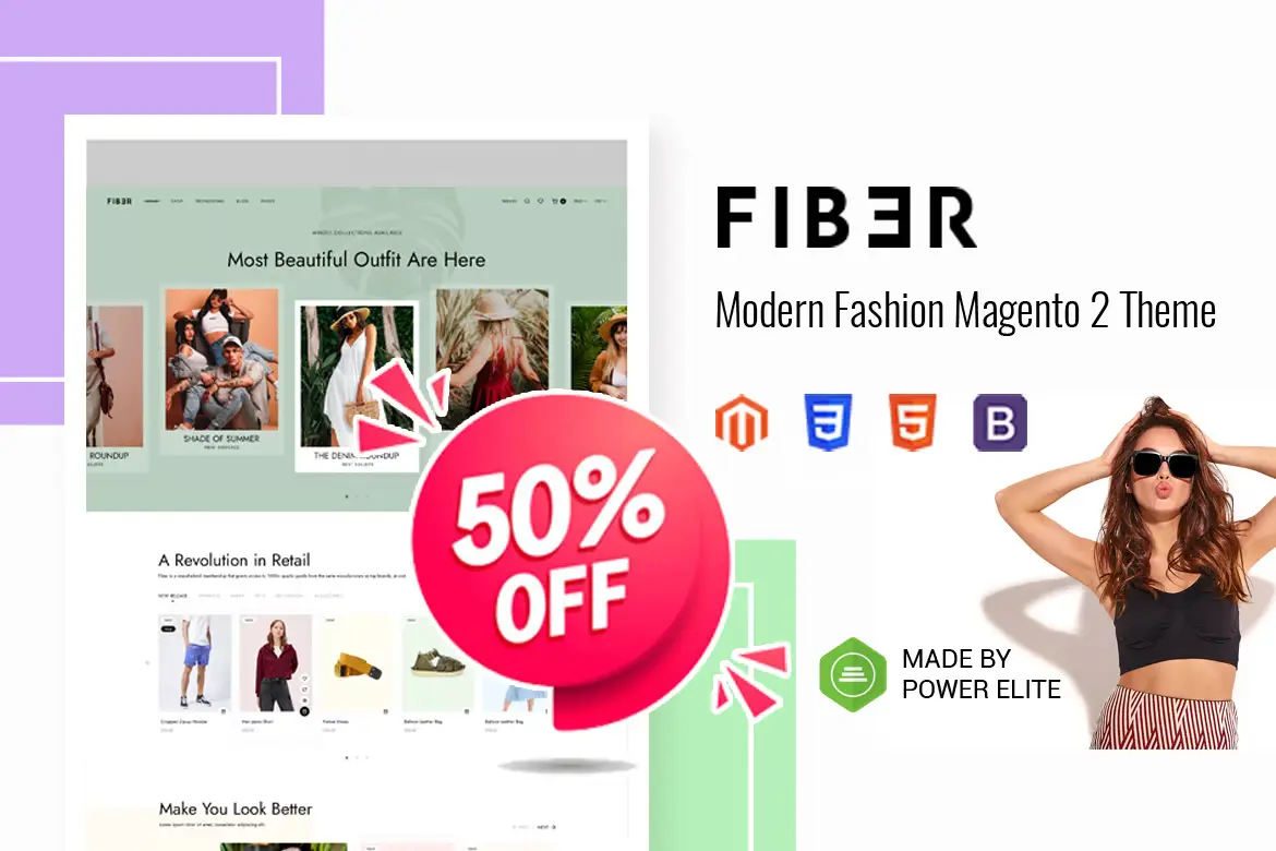 Fiber - Modern Fashion Store Magento 2 Theme