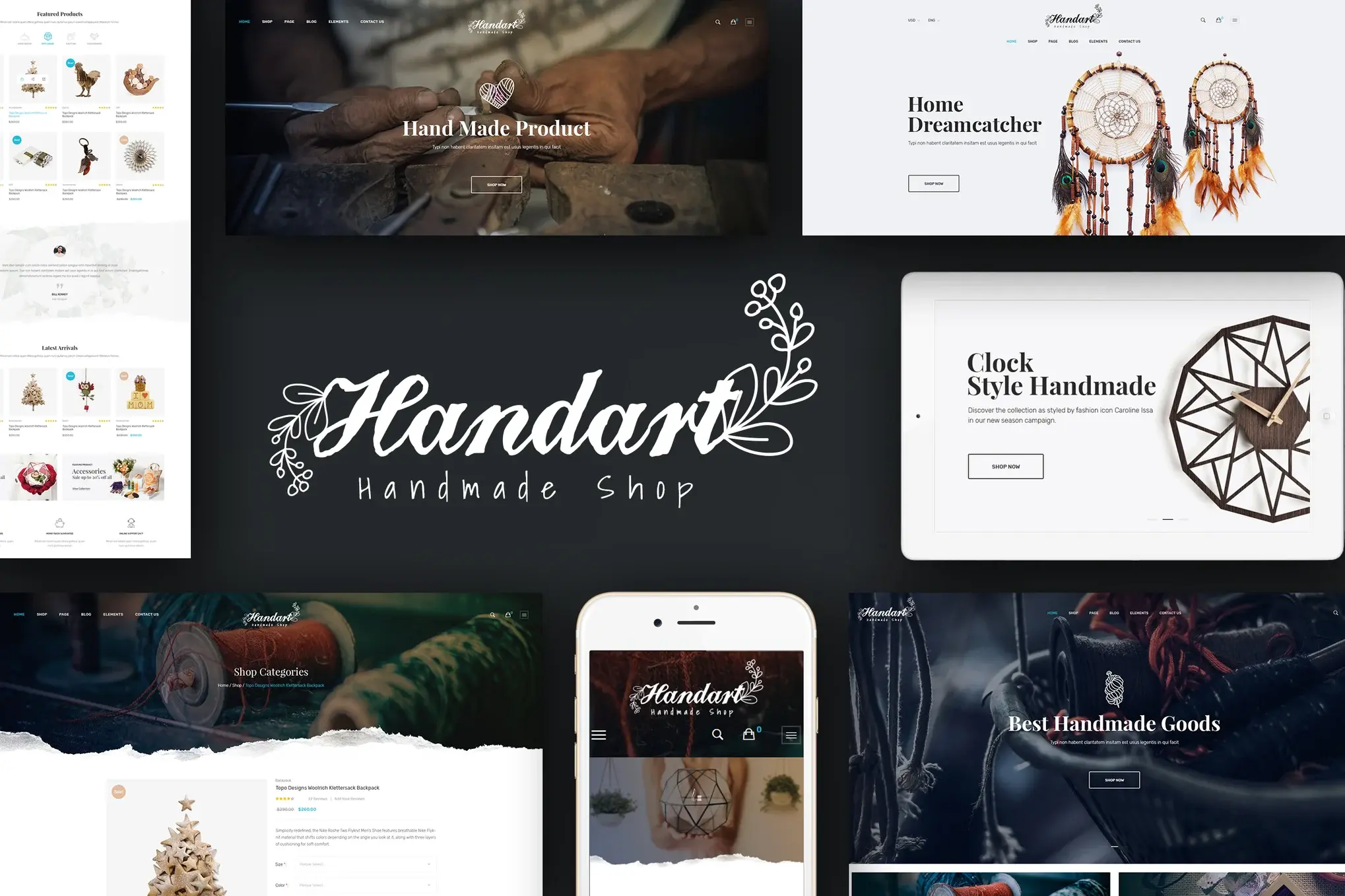 HandArt - Magento Theme for Handmade Artists