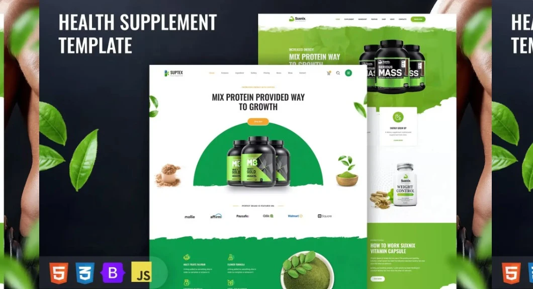 Health Supplement Landing Page