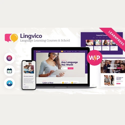 Lingvico Language Center & Training Courses WordPress Theme