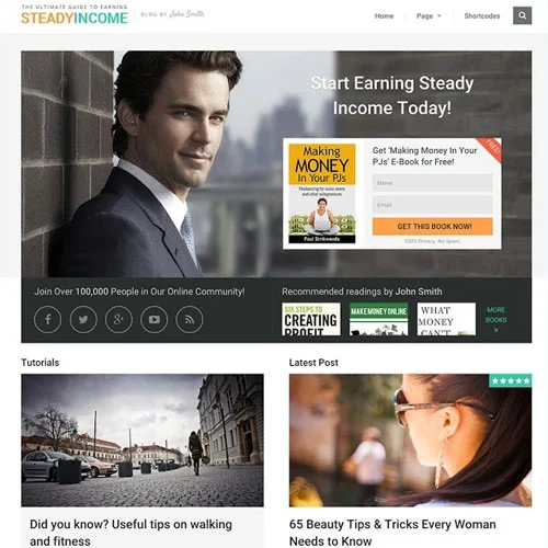 MyThemeShop SteadyIncome WordPress Theme