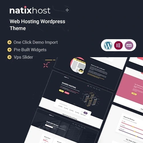 Natix Web Hosting WordPress Theme