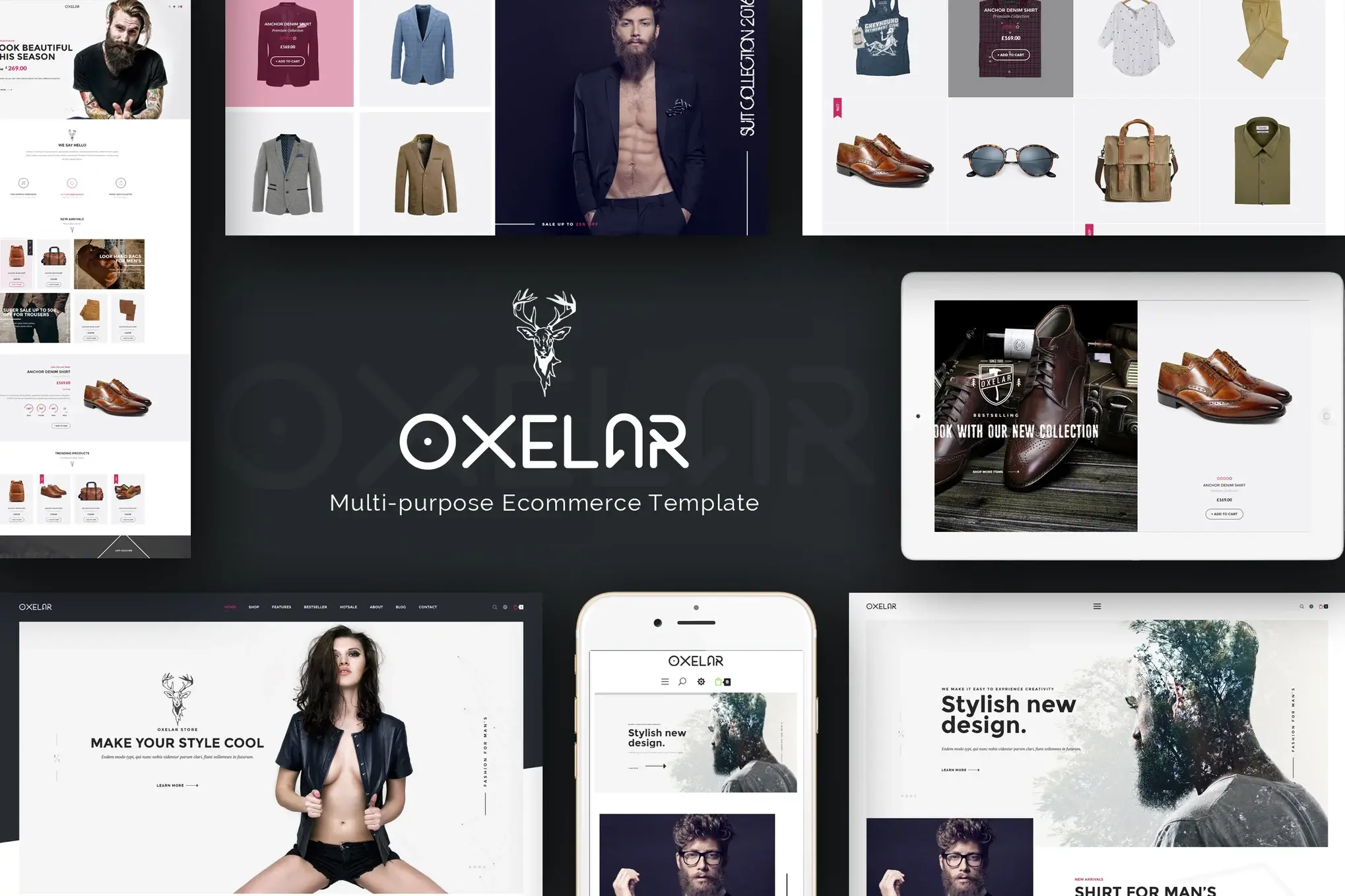 Oxelar - Multipurpose Responsive Magento Theme