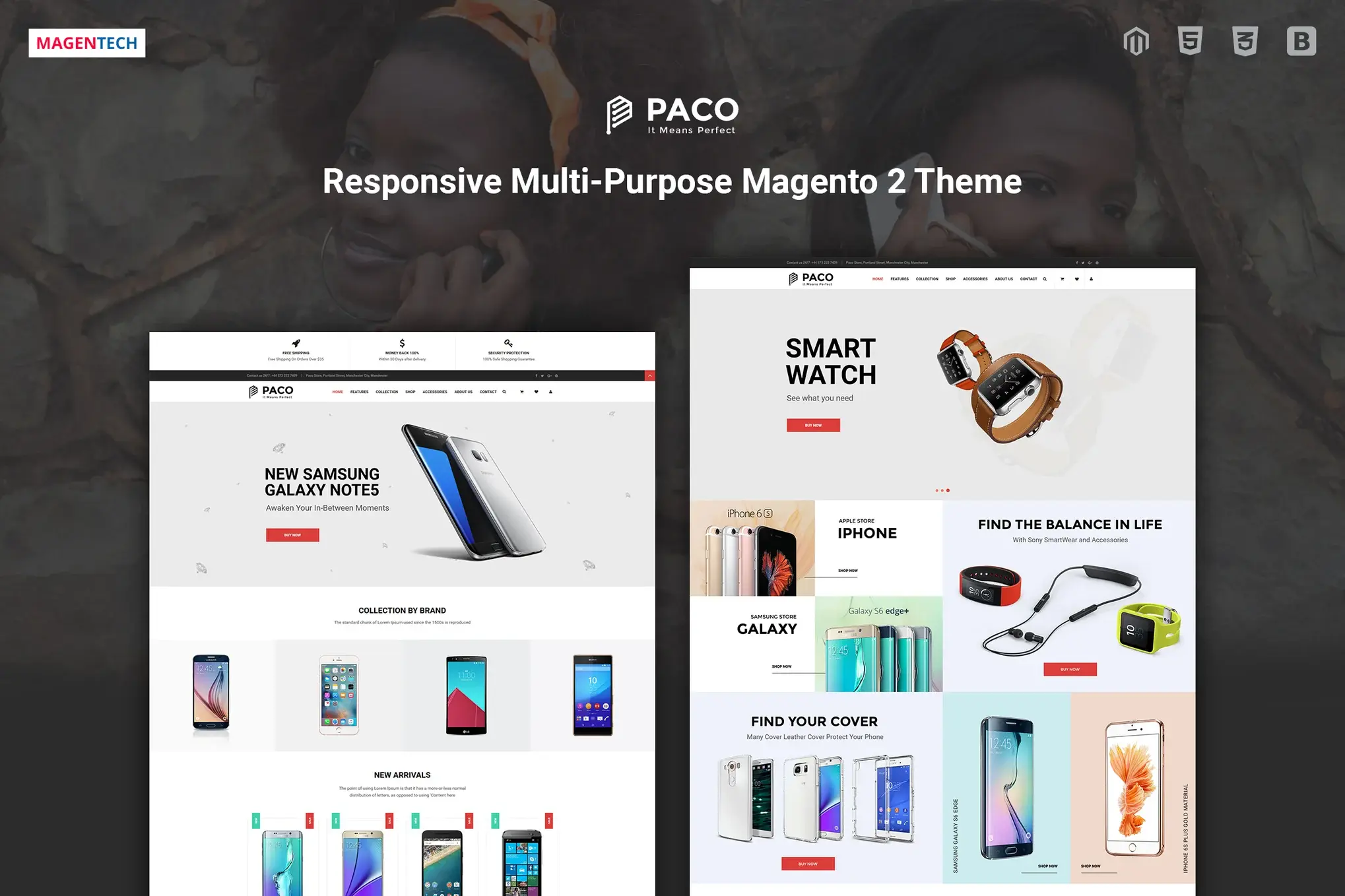 Paco - Responsive Multi-Purpose Magento 2 Theme