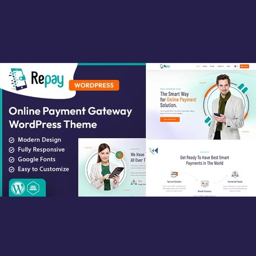 Repay Payment Gateway WordPress Theme