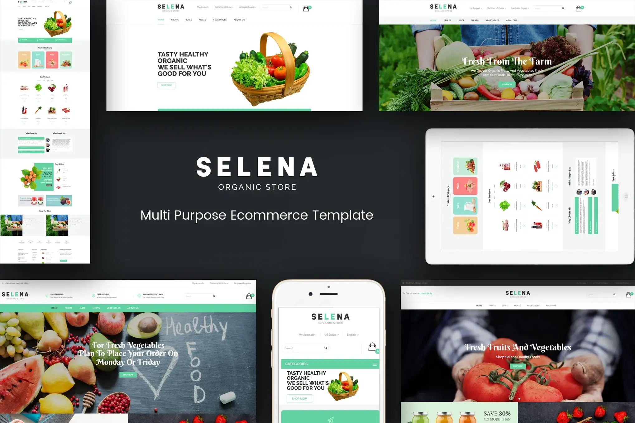 Selena - Organic Responsive Magento Theme