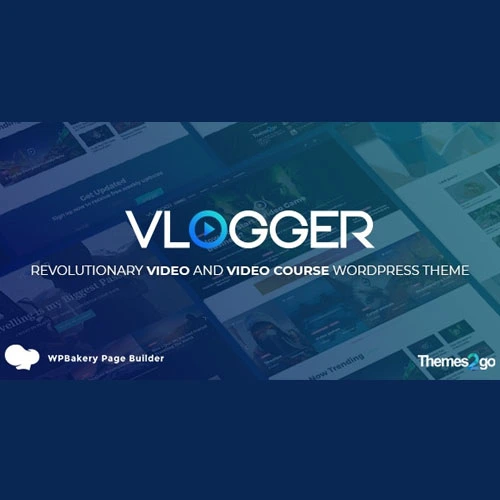 Vlogger Professional Video & Tutorials WordPress Theme