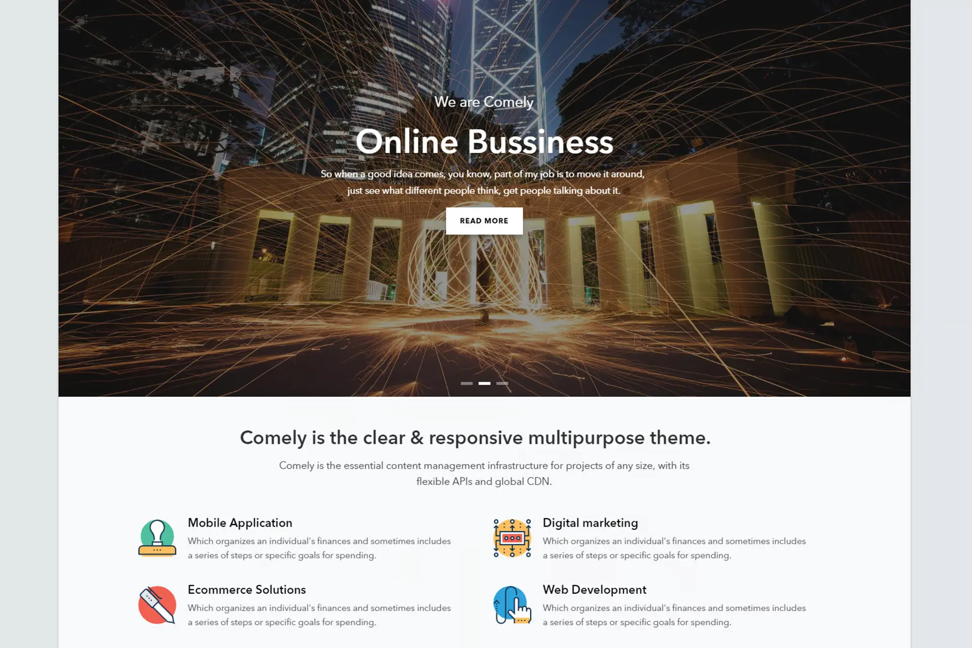 Comely - Responsive Business Drupal Theme