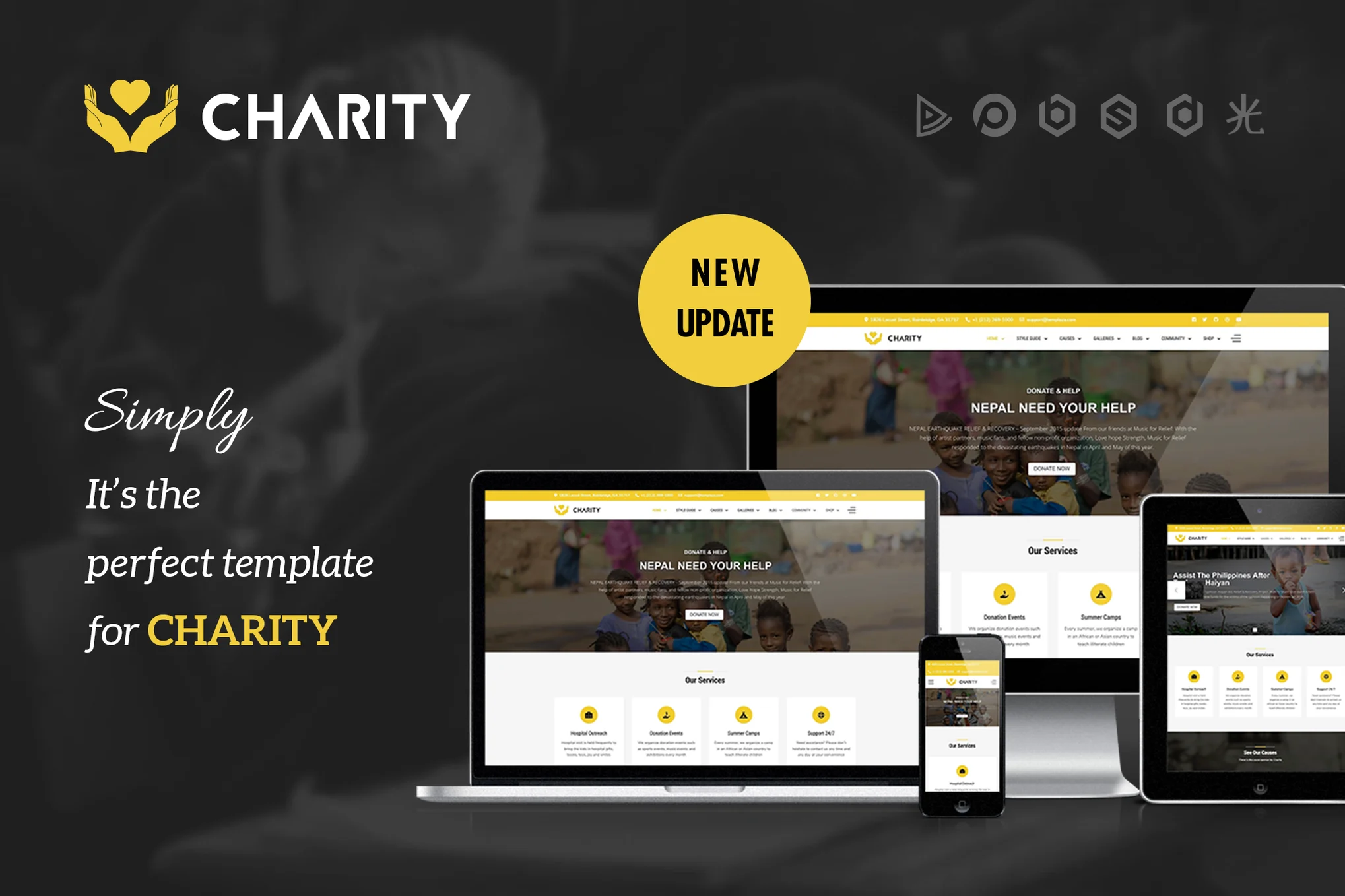 Charity - Nonprofit, Fundraising Joomla 4 Template