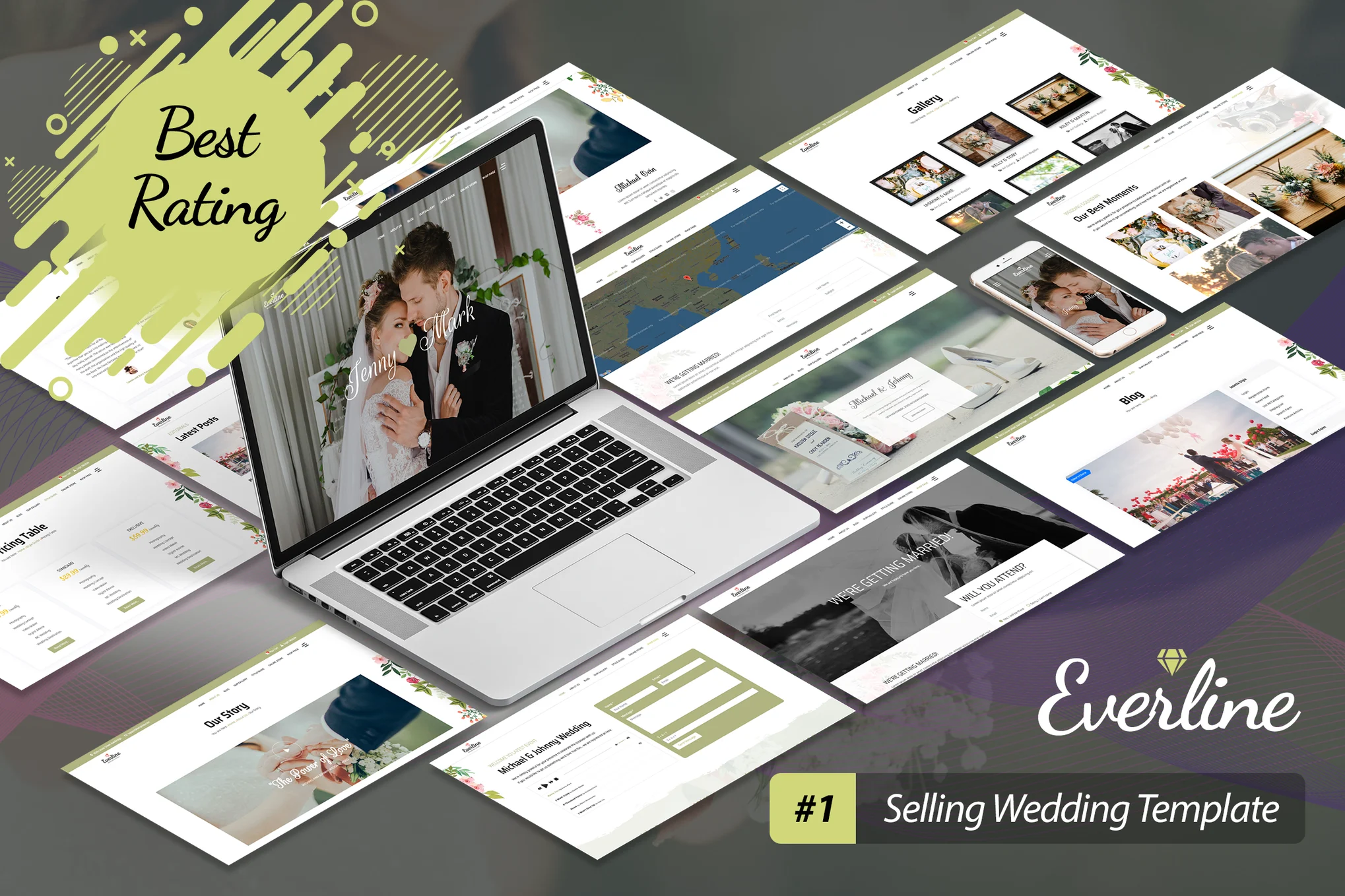 Everline - Wedding Joomla 4 Template