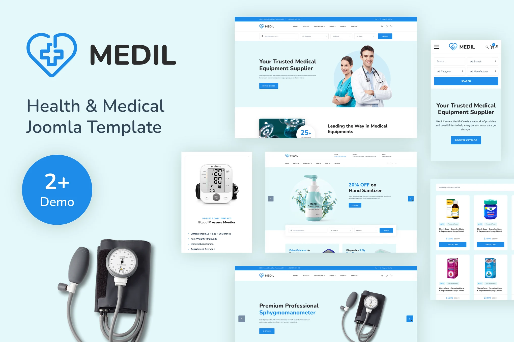 Medil - Medical & Healthcare Joomla 4 Template