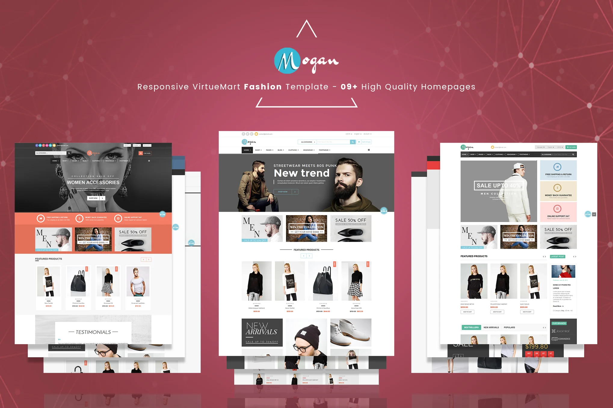 Mogan - Responsive VirtueMart Fashion Template