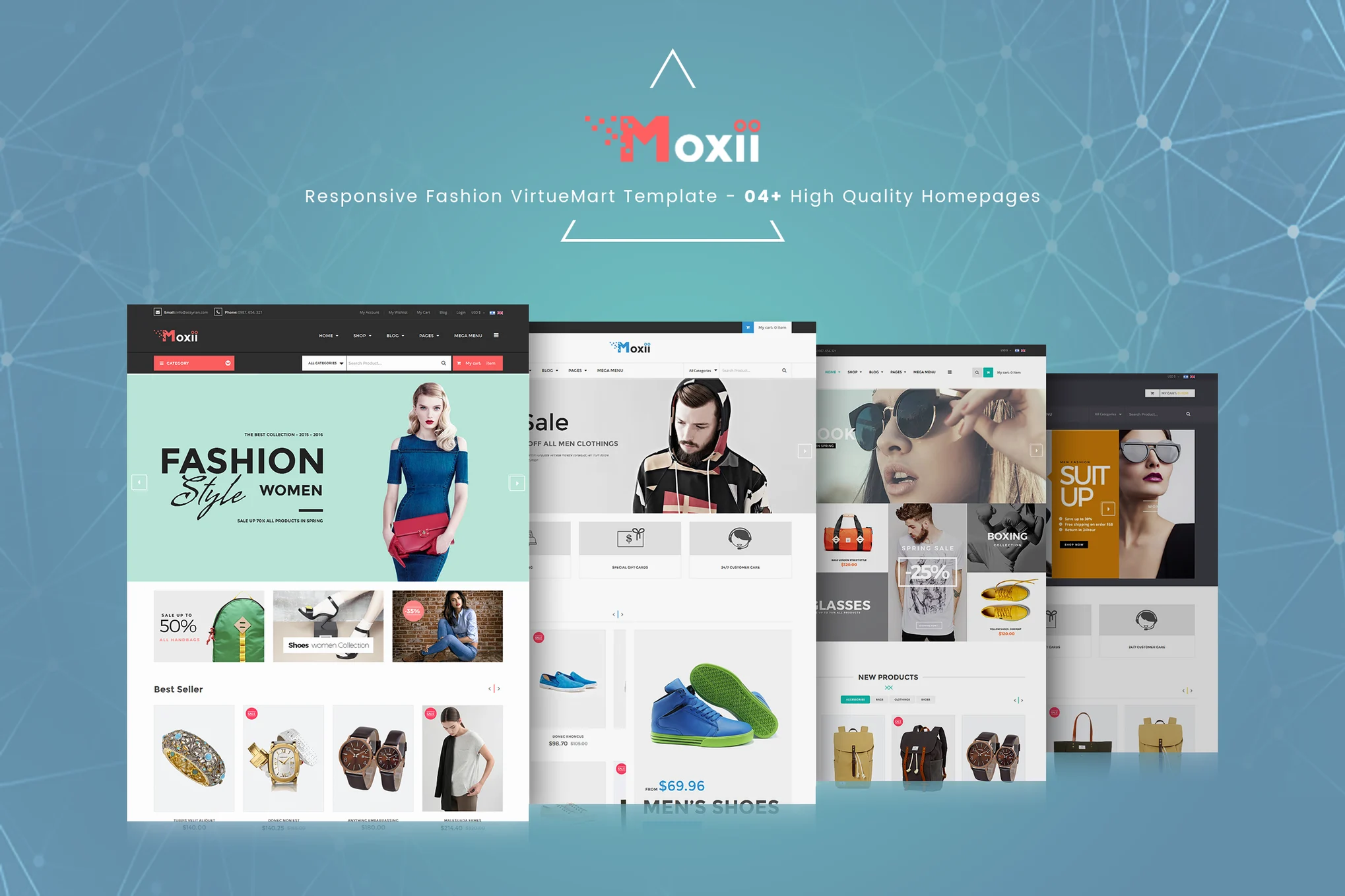 Moxii - Responsive Fashion VirtueMart Template