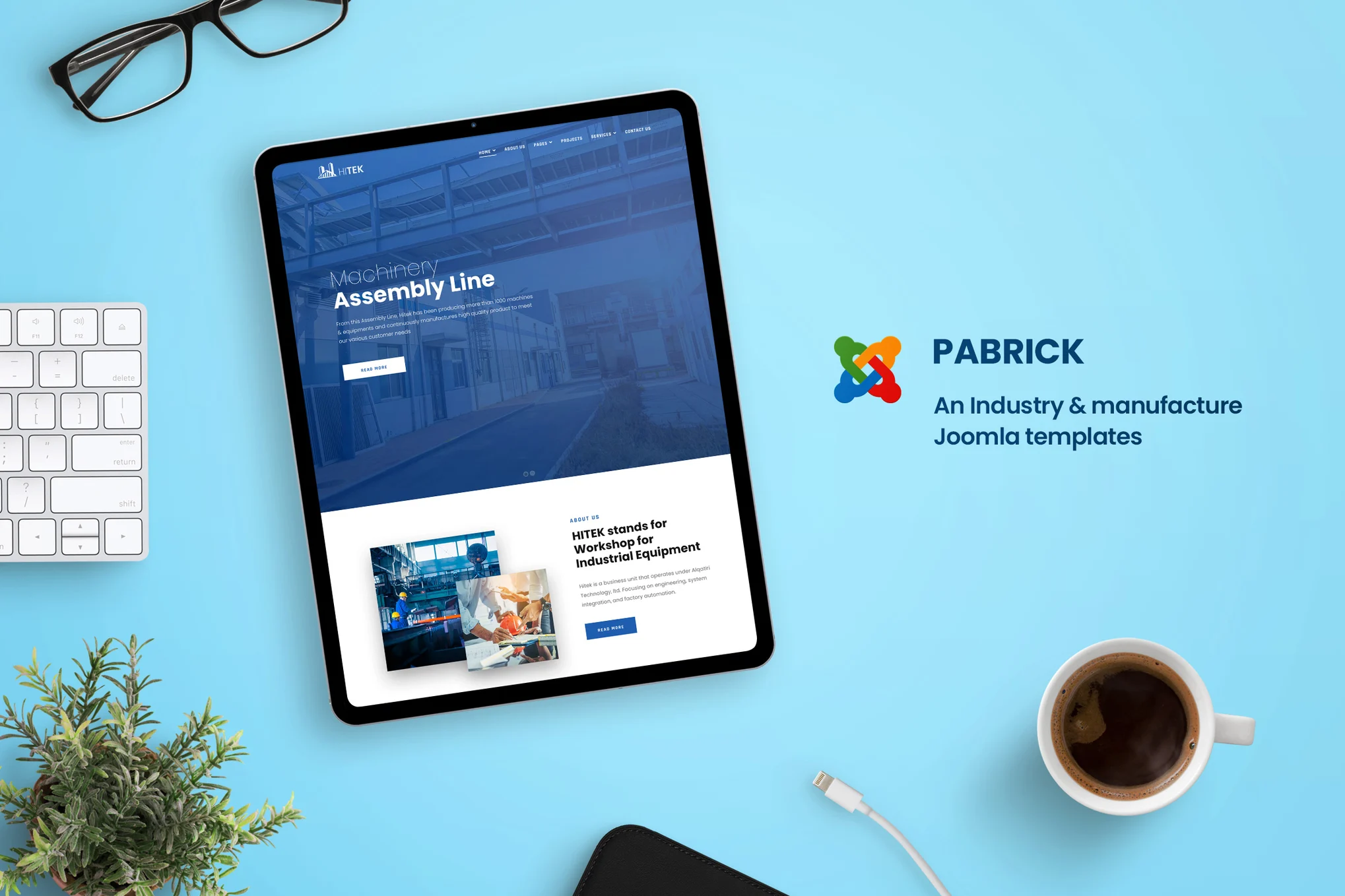 Pabrick - Industry & Manufacture Joomla 4 Template