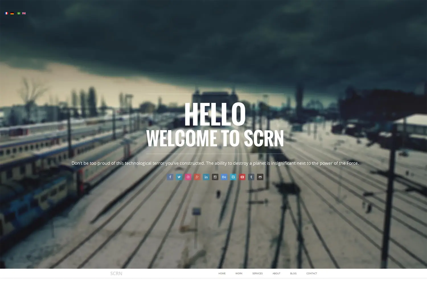 SCRN - Responsive Parallax Joomla Template