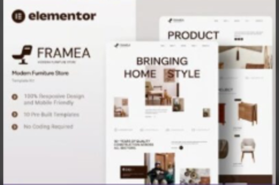 Framea – Modern Furniture Store Elementor Template Kit November 25, 2025