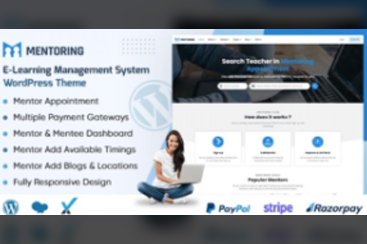Mentoring – elearning, Learning Management System and Education WordPress Theme v1.3.0