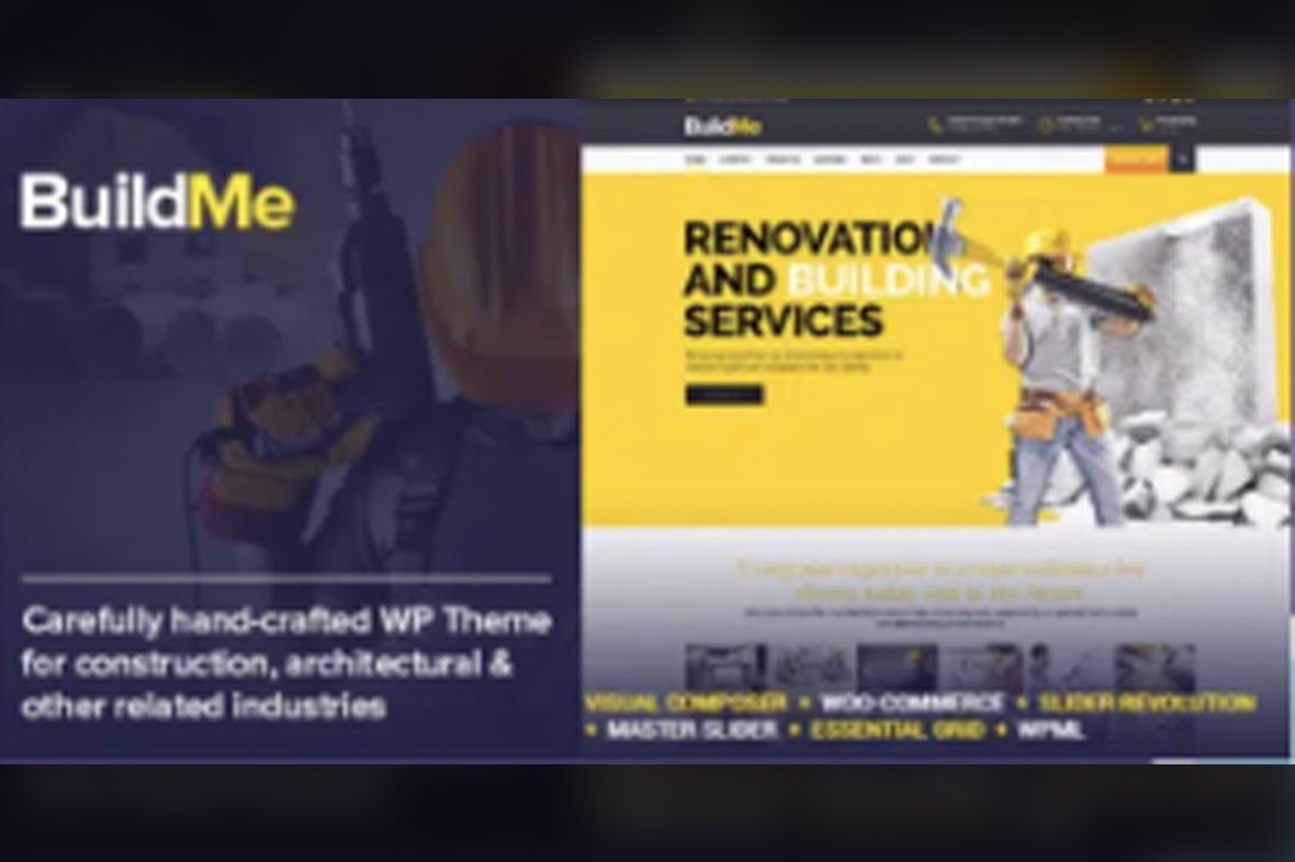 BuildMe – Construction and Architectural WP Theme v6.7
