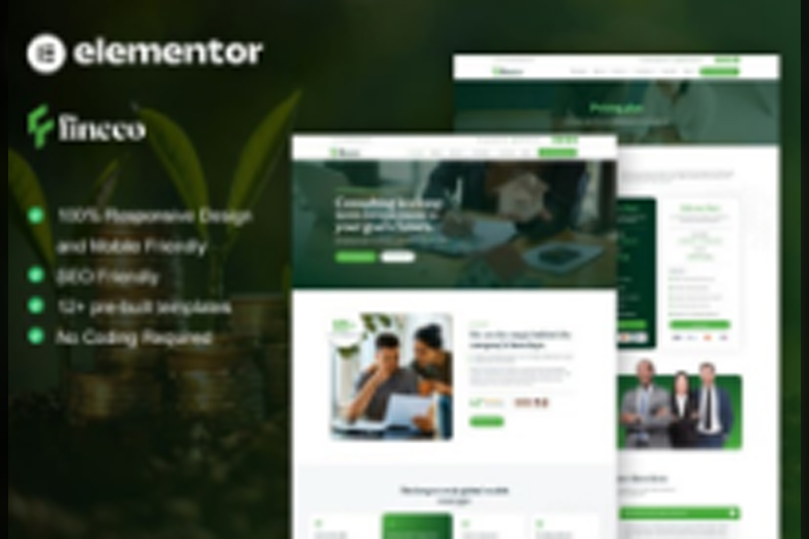 Fincco – Finance and Investment Company Elementor Pro Template Kit August 1, 2025
