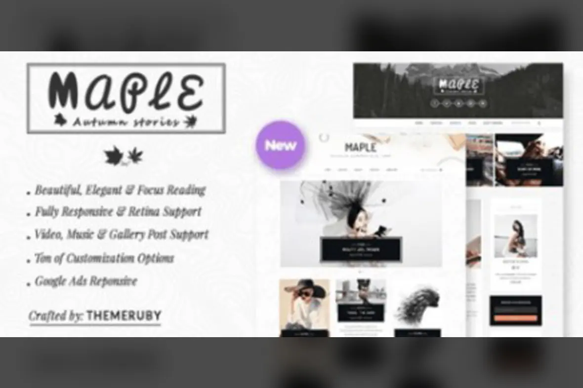 Maple – Responsive WordPress Blog Theme v5.8