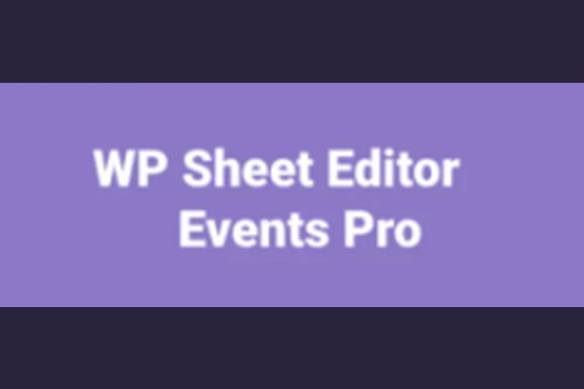 WP Sheet Editor – Events Pro v1.1.36