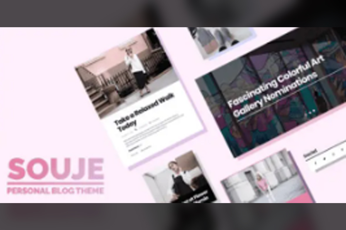 Souje Personal WordPress Blog Theme v5.0.11