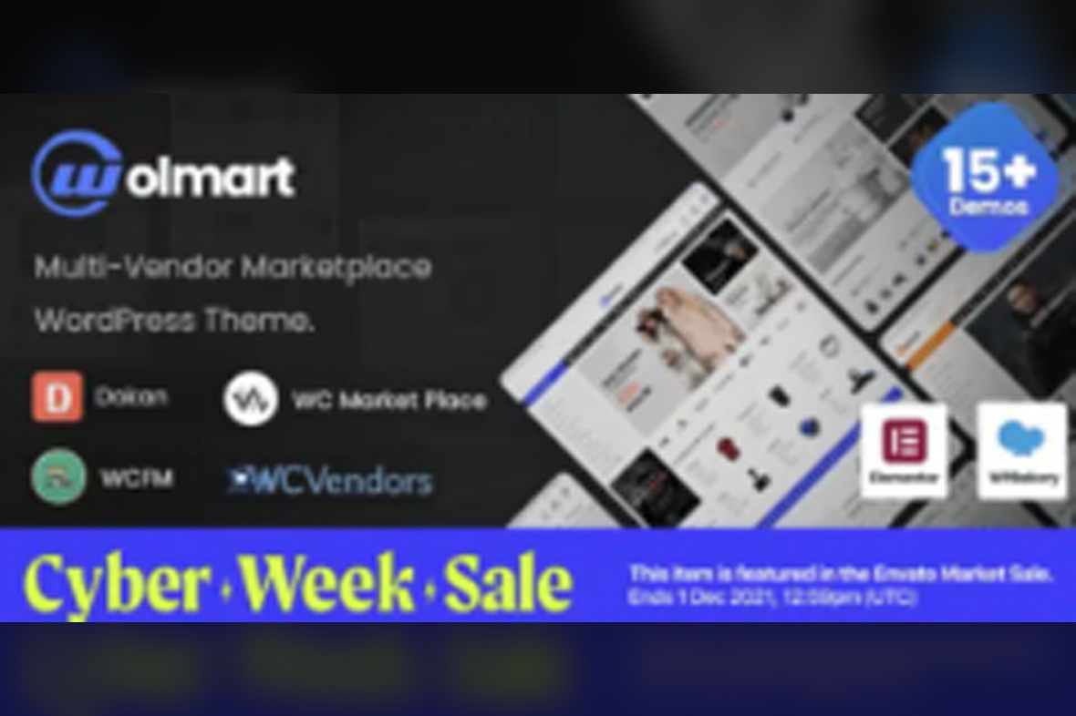 Wolmart – Multi-Vendor Marketplace WooCommerce Theme v1.9.0