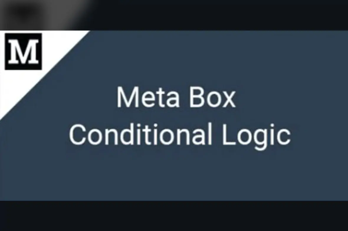 Meta Box Conditional Logic v1.6.25