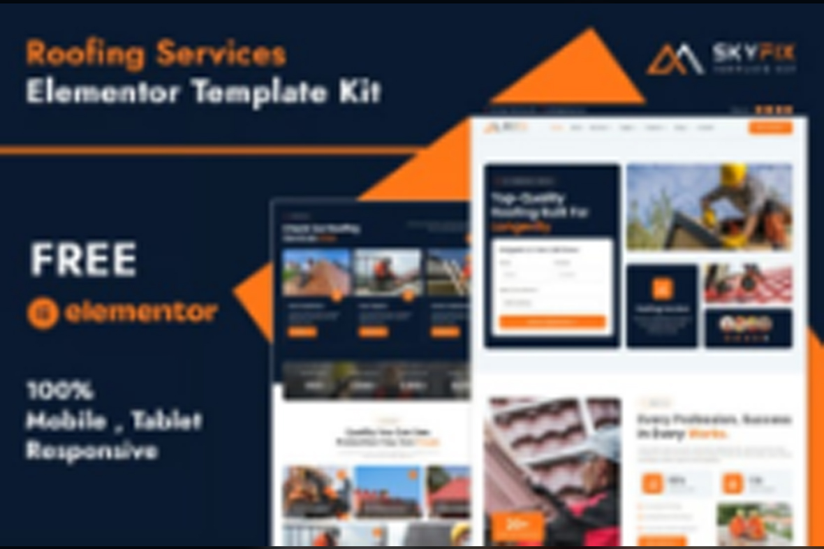 SkyFix – Roofing Services Elementor Template Kit May 30, 2025