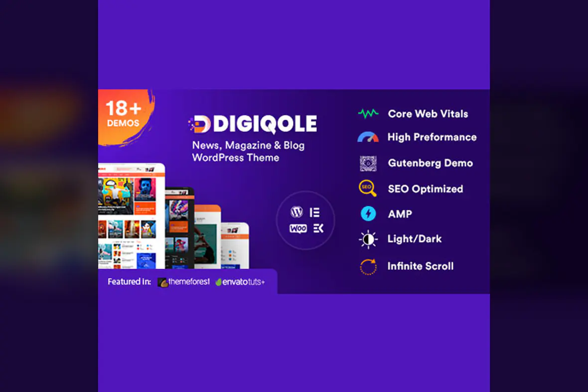 Digiqole – News Magazine WordPress Theme v2.2.2