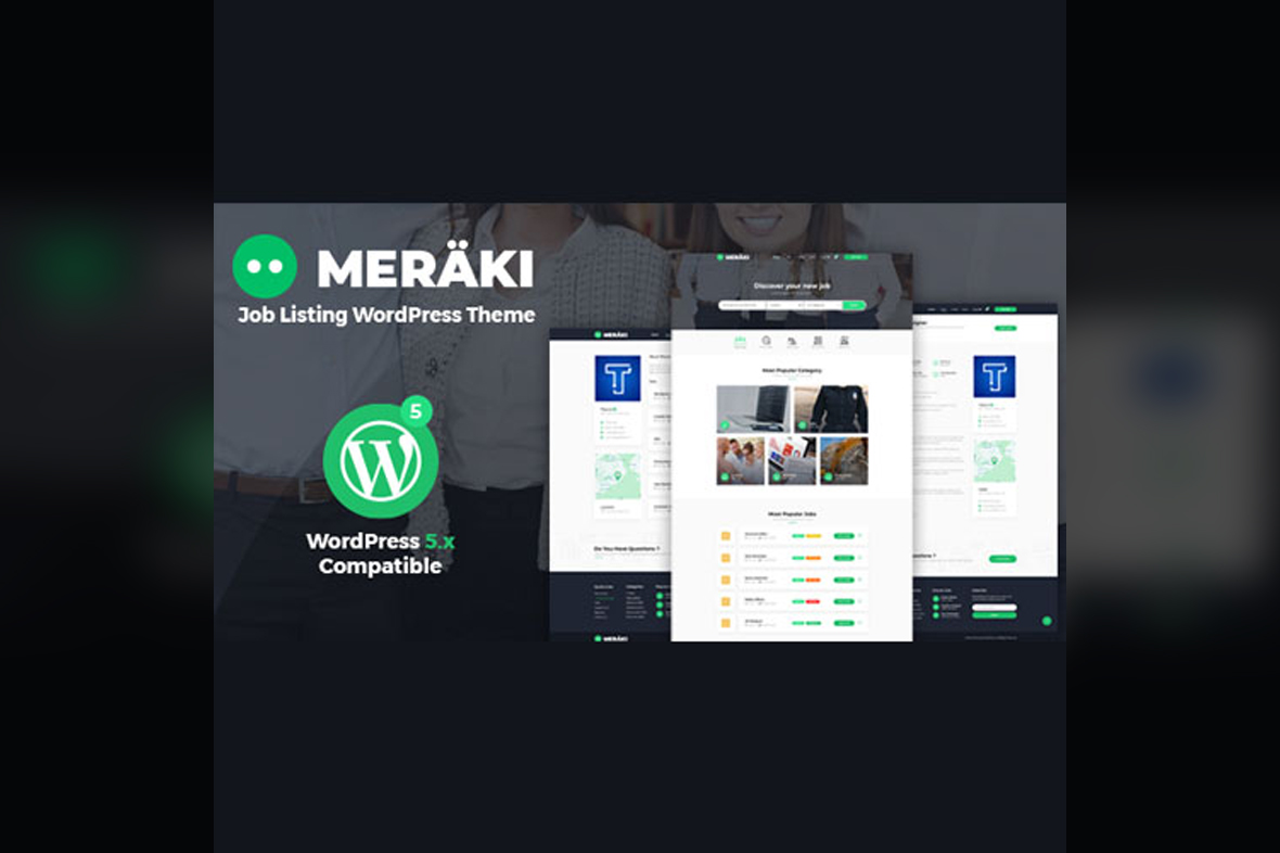Meraki – Job Board WordPress Theme v1.6.1