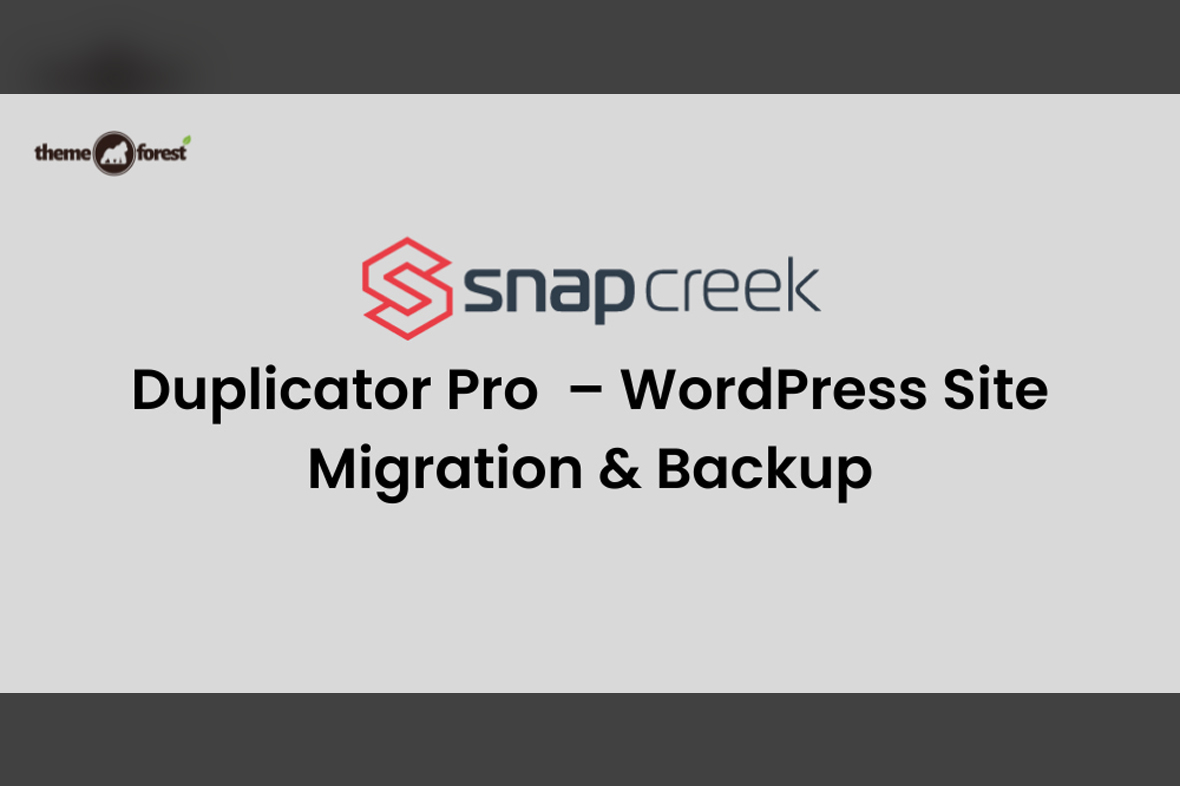 Duplicator Pro – WordPress Site Migration & Backup v4.5.21