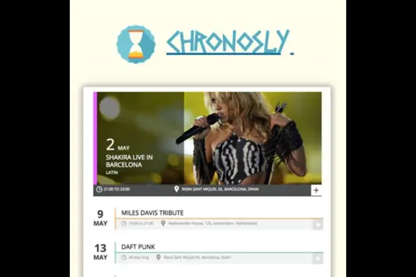 Chronosly Event Calendar WordPress Plugin