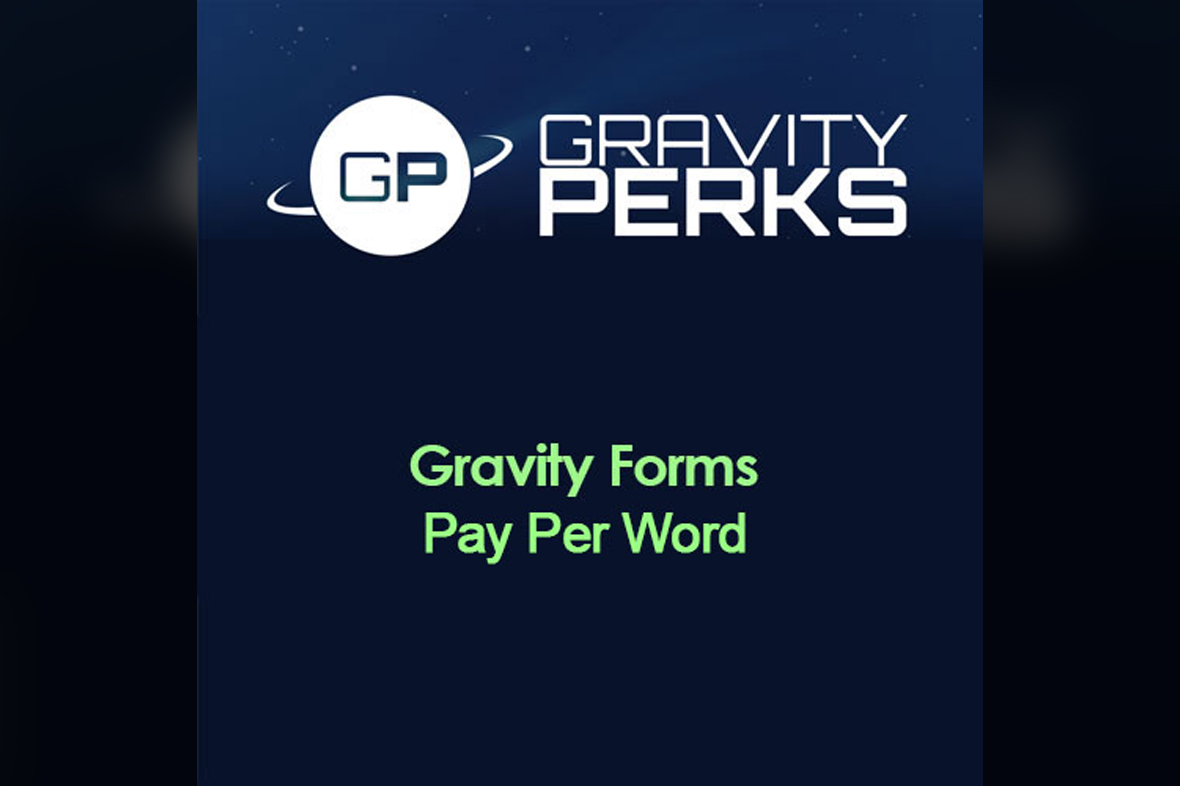 Gravity Perks – Gravity Forms Pay Per Word v1.2.4