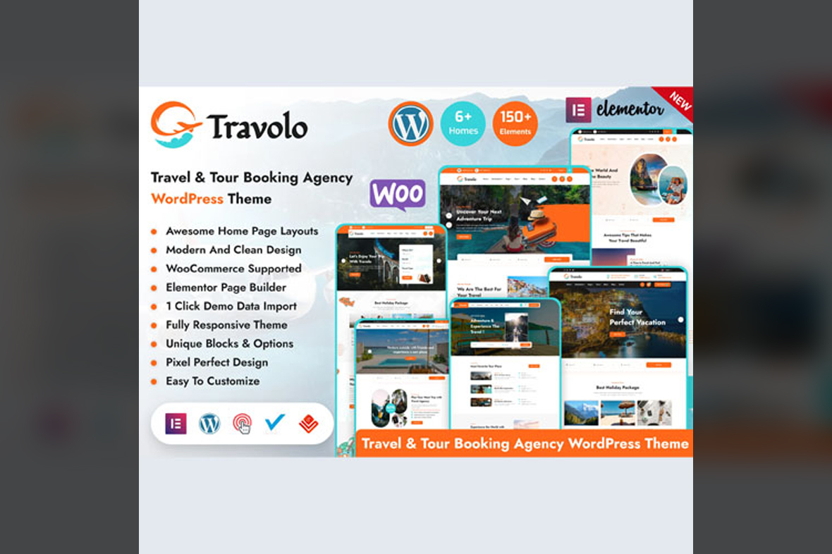 Travolo – Travel Agency & Tour Booking WordPress Theme v1.2.0