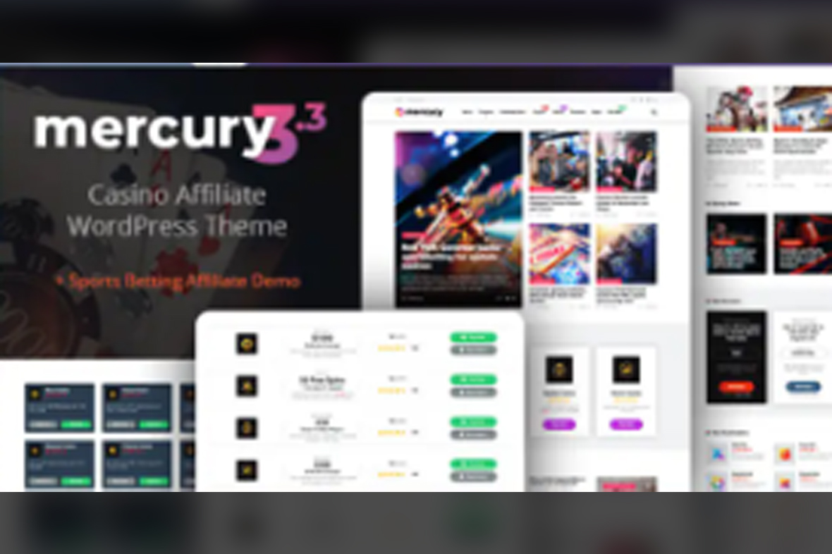 Mercury Affiliate WordPress Theme v3.9.12