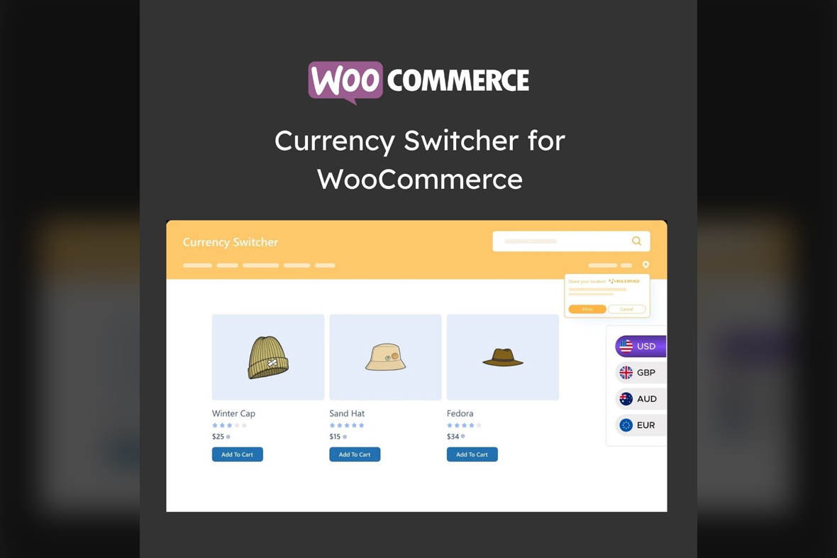 Currency Switcher for WooCommerce v2.0.2