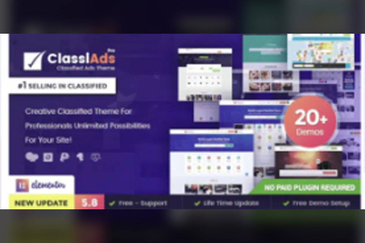 Classiads – Classified Ads WordPress Theme v6.1.11
