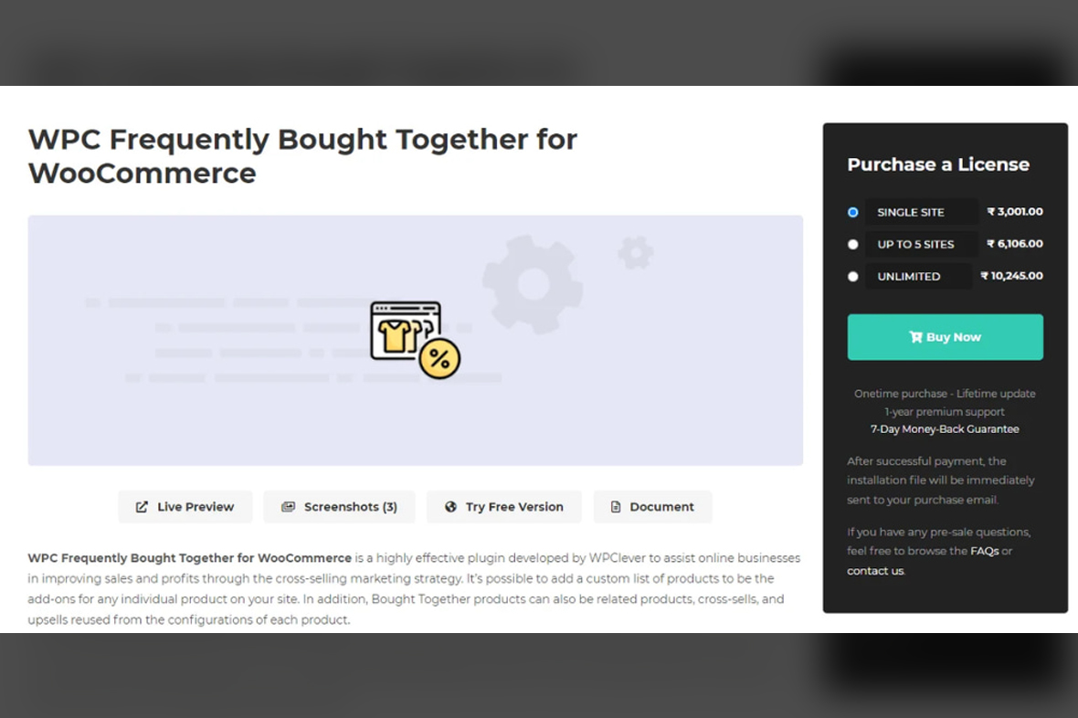 WPC Frequently Bought Together For WooCommerce v7.6.0