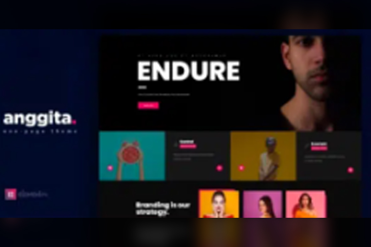 Anggita One Page Portfolio Theme v1.4
