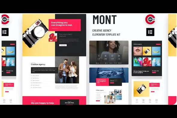 Mont – Agency Elementor Template Kit