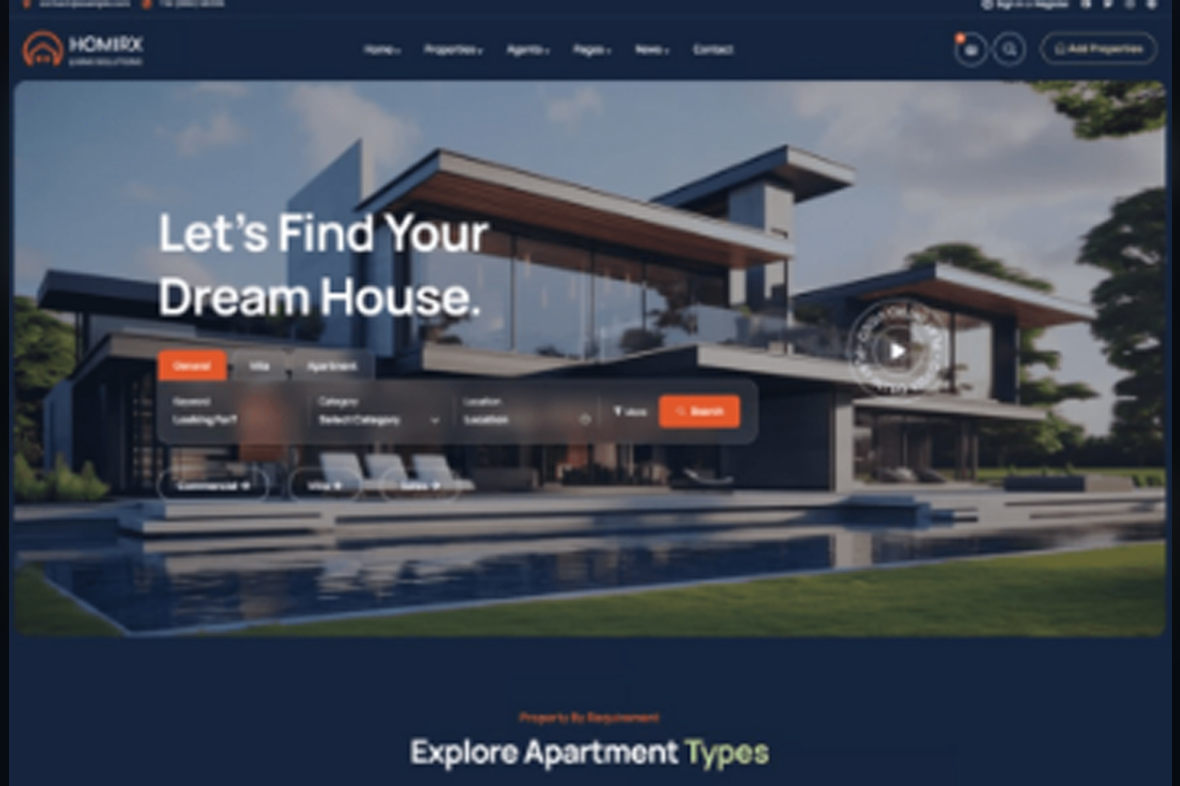 Homirx – Real Estate WordPress Theme v1.0.4