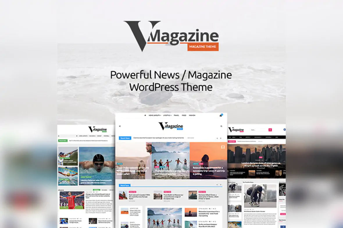 Vmagazine- Blog, NewsPaper, Magazine WordPress Themes